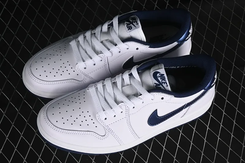 All categories Air Jordan Jordan series basketball shoes Air Jordan 1 Low G version pure original Air Jordan 1 Low "85 Metallic Blue" AJ1 Joe 1 metallic white blue FB9933-141